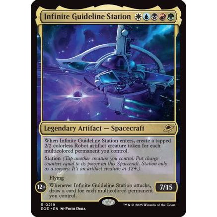 Infinite Guideline Station (EOE-219) - Edge of Eternities Foil