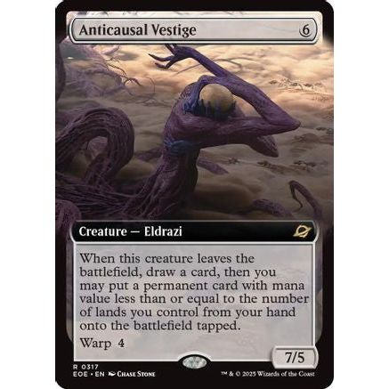 Anticausal Vestige (Extended Art) (EOE-317) - Edge of Eternities Foil