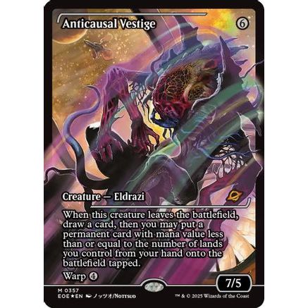 Anticausal Vestige (Showcase) (EOE-357) - Edge of Eternities Foil
