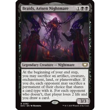Braids, Arisen Nightmare (EOC-082) - Commander: Edge of Eternities