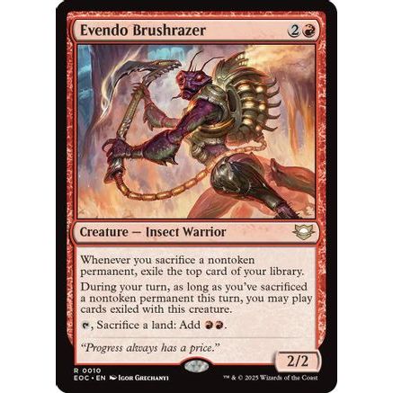 Evendo Brushrazer (EOC-010) - Commander: Edge of Eternities