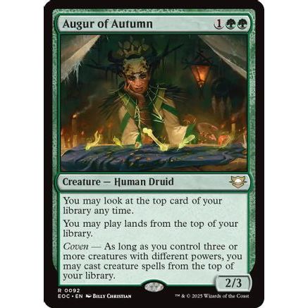 Augur of Autumn (EOC-092) - Commander: Edge of Eternities