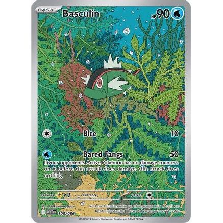Basculin - 108/086 108 - SV White Flare Holofoil