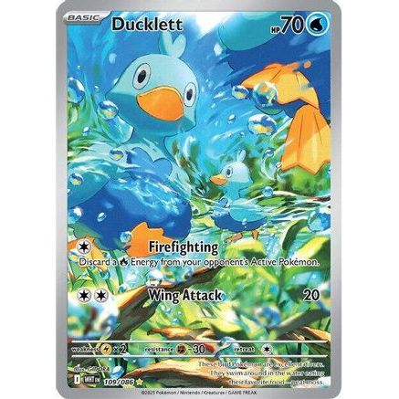 Ducklett - 109/086 109 - SV White Flare Holofoil