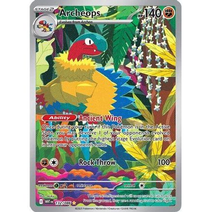 Archeops - 132/086 132 - SV White Flare Holofoil