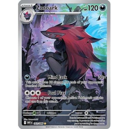 Zoroark - 143/086 143 - SV White Flare Holofoil