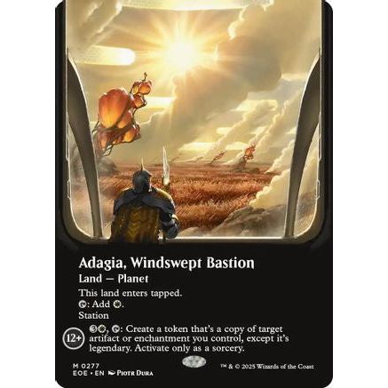 Adagia, Windswept Bastion (Borderless) (EOE-277) - Edge of Eternities Foil