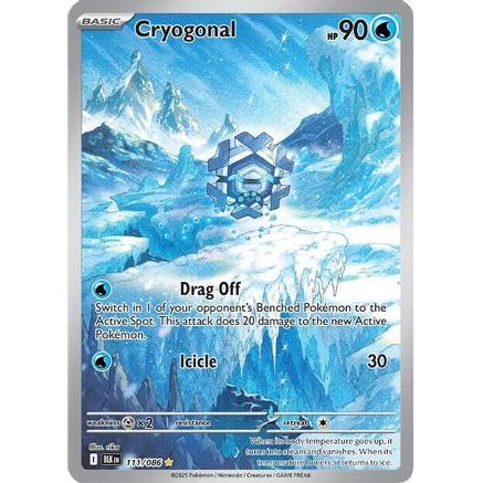 Cryogonal - 111/086 111 - SV Black Bolt Holofoil