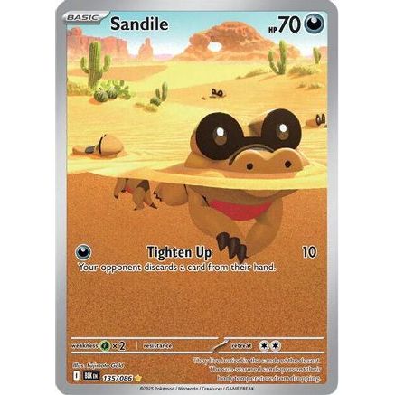 Sandile - 135/086 135 - SV Black Bolt Holofoil
