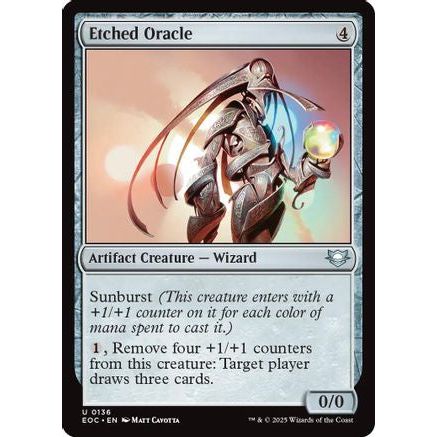 Etched Oracle (EOC-136) - Commander: Edge of Eternities