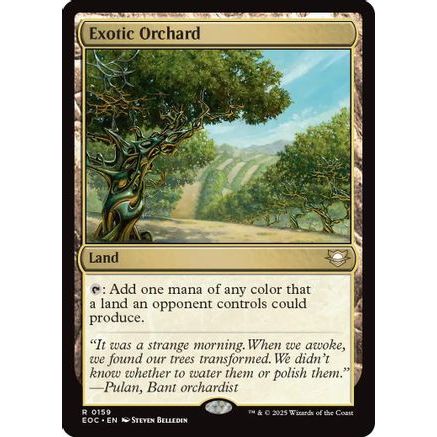 Exotic Orchard (EOC-159) - Commander: Edge of Eternities