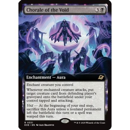 Chorale of the Void (Extended Art) (EOE-331) - Edge of Eternities Foil