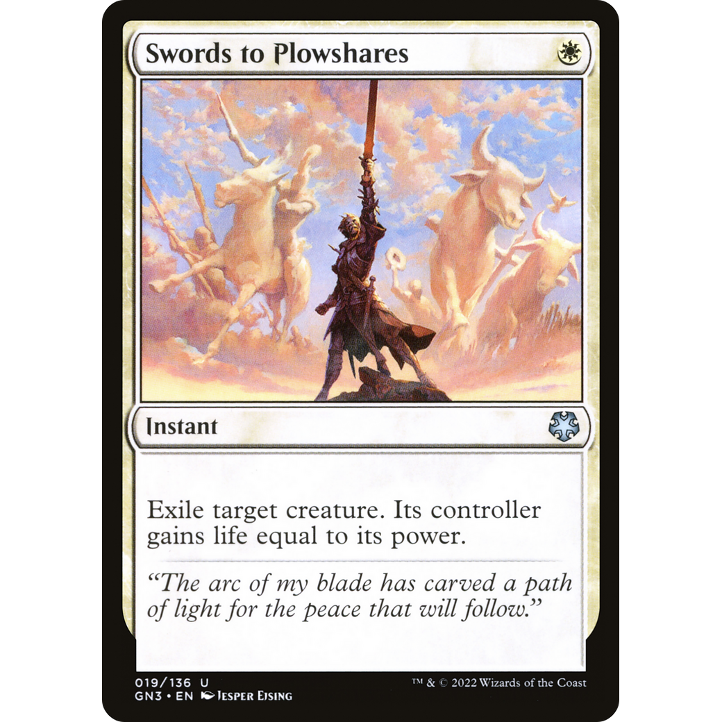 Swords to Plowshares (GN3-019) - Game Night: Free-for-All