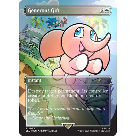 Generous Gift (2088) (Rainbow Foil) (SLD-2088) - Secret Lair Drop Series Foil