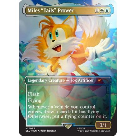 Miles "Tails" Prower (Rainbow Foil) (SLD-2085) - Secret Lair Drop Series Foil