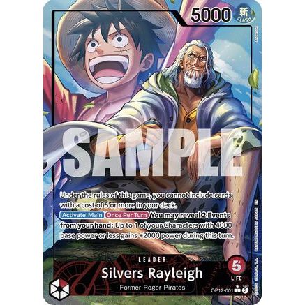 Silvers Rayleigh (Alternate Art) (OP12-001) - Legacy of the Master Foil