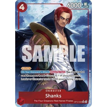 Shanks (008) (Alternate Art) (OP12-008) - Legacy of the Master Foil