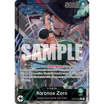 Roronoa Zoro (020) (Alternate Art) (OP12-020) - Legacy of the Master Foil