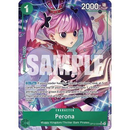 Perona (Alternate Art) (OP12-034) - Legacy of the Master Foil