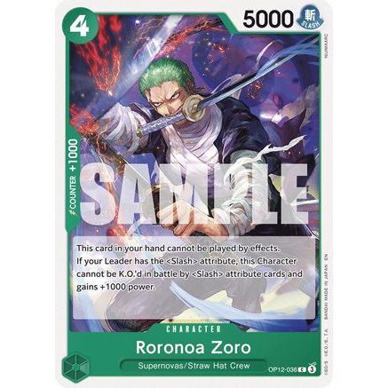 Roronoa Zoro (036) (OP12-036) - Legacy of the Master