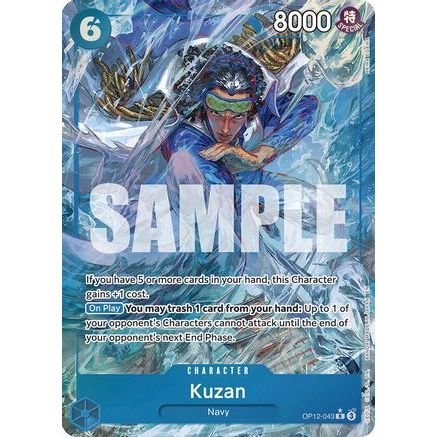 Kuzan (043) (Alternate Art) (OP12-043) - Legacy of the Master Foil