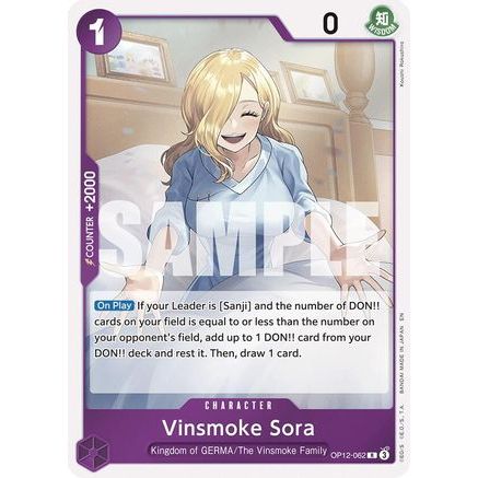 Vinsmoke Sora (OP12-062) - Legacy of the Master Foil