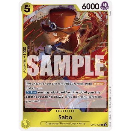 Sabo (OP12-100) - Legacy of the Master Foil