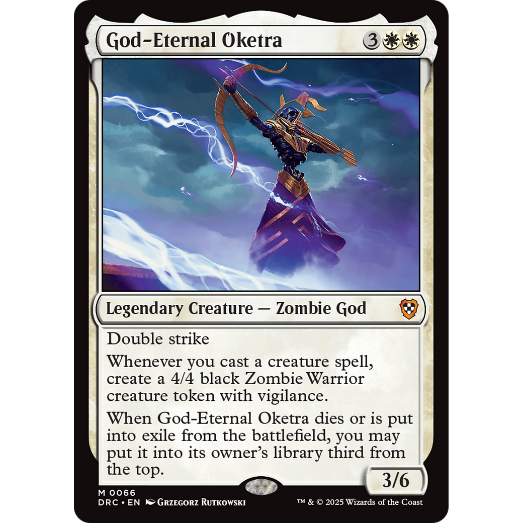 God-Eternal Oketra (DRC-066) - Commander: Aetherdrift Foil