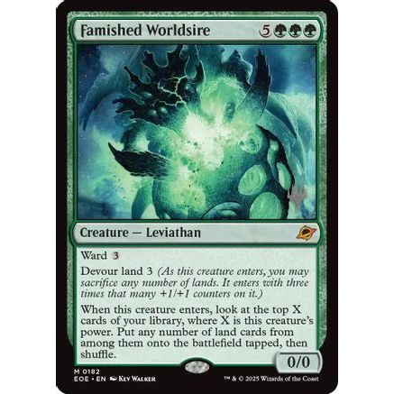 Famished Worldsire (PPEOE-182) - Promo Pack: Edge of Eternities Foil