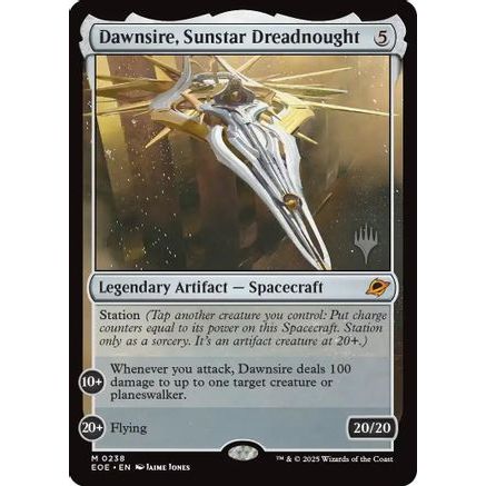 Dawnsire, Sunstar Dreadnought (PPEOE-238) - Promo Pack: Edge of Eternities Foil