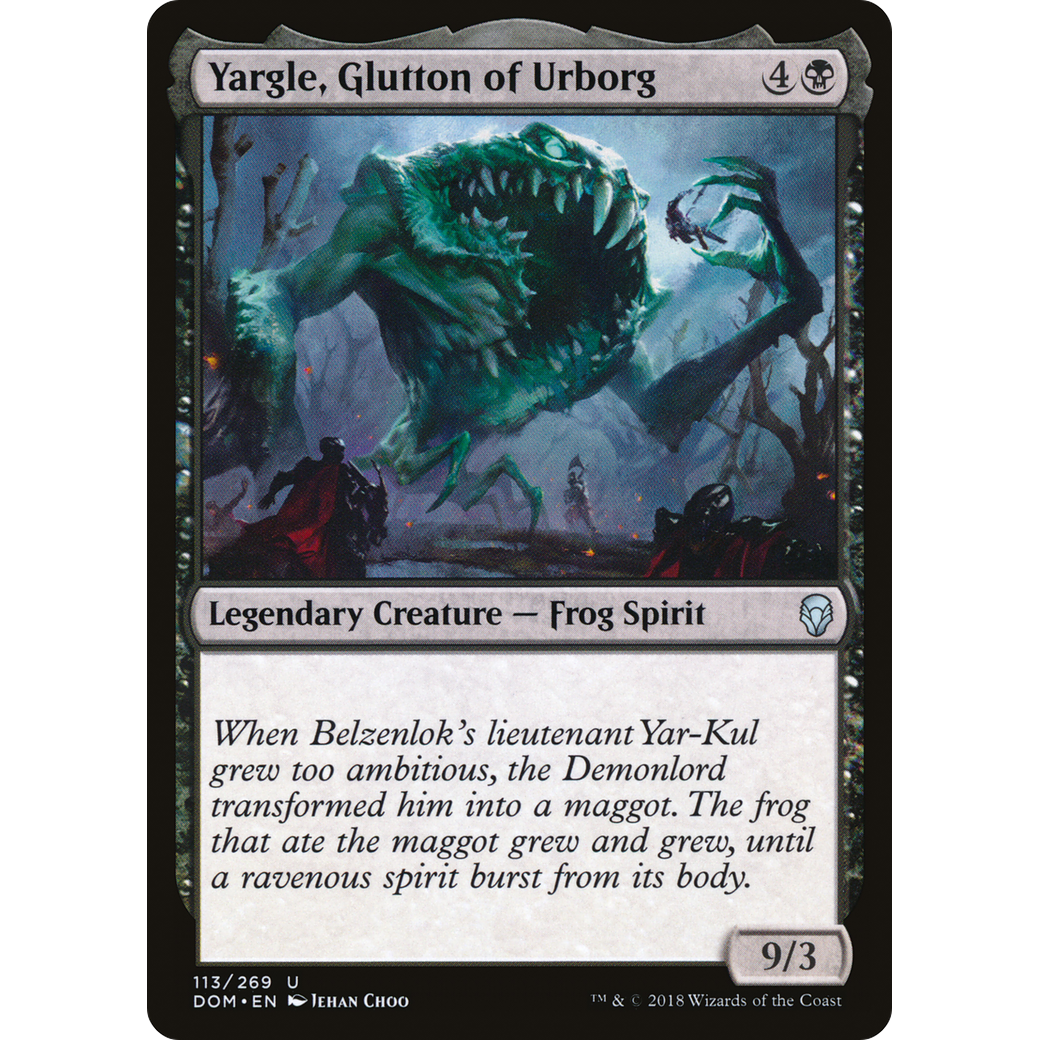 Yargle, Glutton of Urborg (DOM-113) - Dominaria