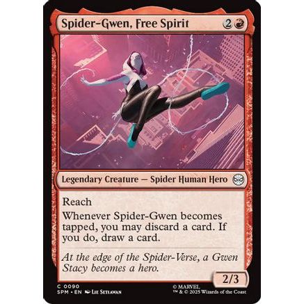 Spider-Gwen, Free Spirit (SPM-090) - Marvel's Spider-Man Foil