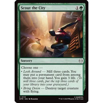 Scout the City (SPM-113) - Marvel's Spider-Man Foil