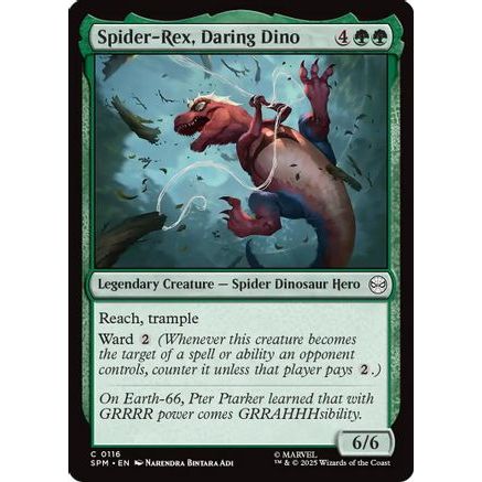 Spider-Rex, Daring Dino (SPM-116) - Marvel's Spider-Man Foil