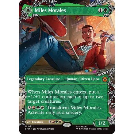 Miles Morales (0211) (Borderless) (SPM-211) - Marvel's Spider-Man