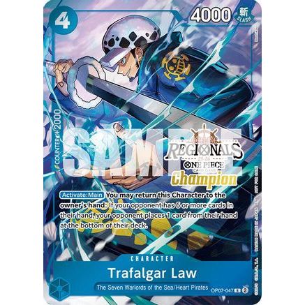 Trafalgar Law (Offline Regional Champion Card Set 2025 Vol.2) (OP07-047) - One Piece Promotion Cards Foil