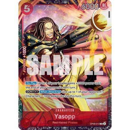 Yasopp (Championship 25-26 Offline Regionals Season 2) (OP09-013) - One Piece Promotion Cards Foil