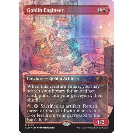 Goblin Engineer (Galaxy Foil) (SLD-2103) - Secret Lair Drop Series Foil