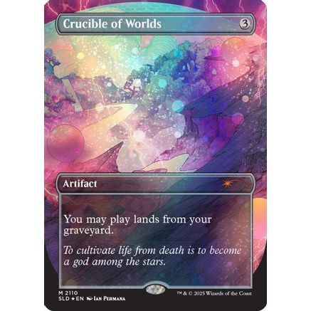 Crucible of Worlds (Galaxy Foil) (SLD-2110) - Secret Lair Drop Series Foil