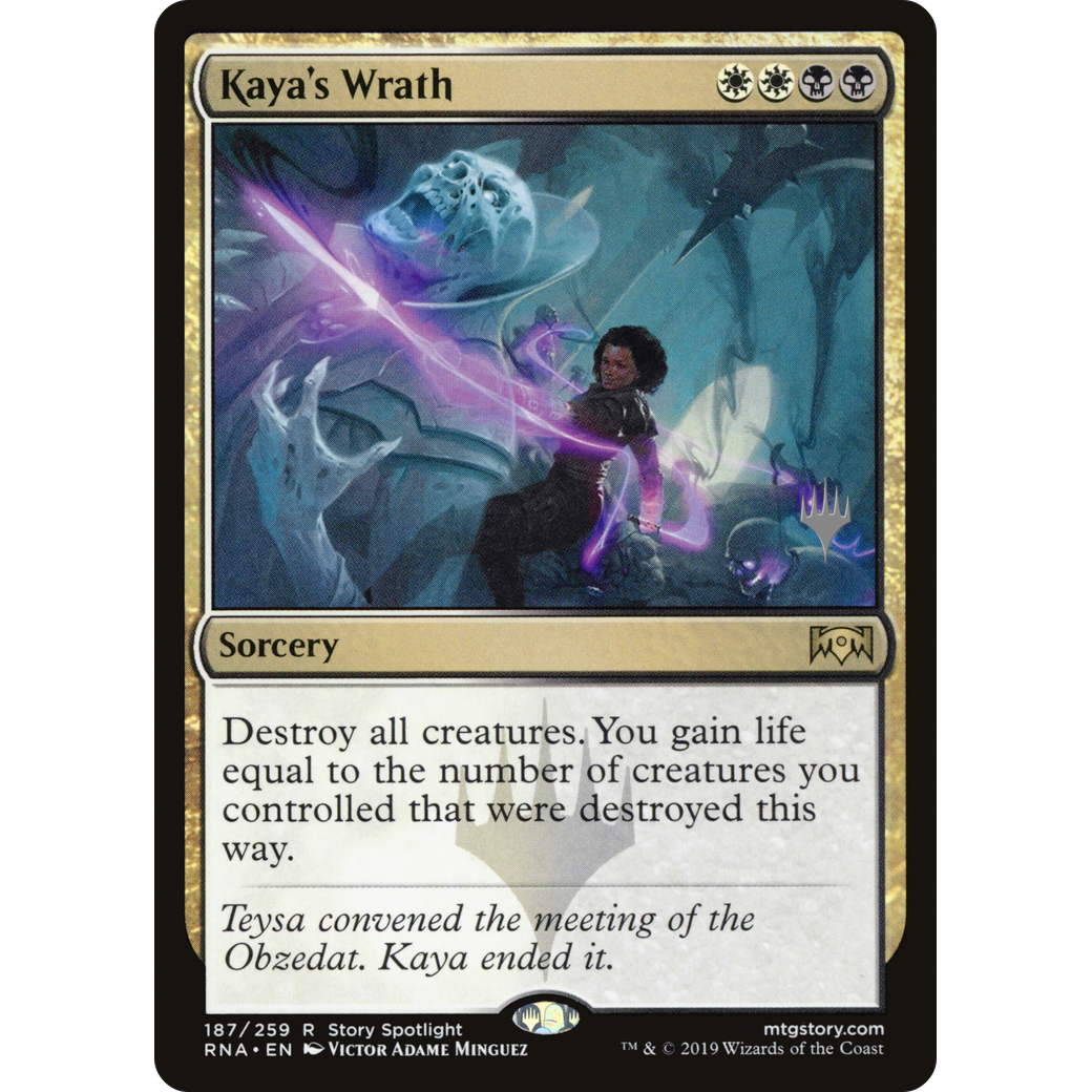 Kaya's Wrath (PPELD-187) - Ravnica Allegiance Promos