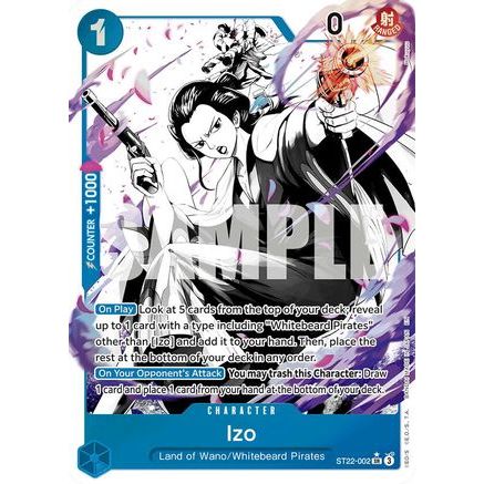 Izo (Parallel) (ST22-002) - Starter Deck 22: Ace & Newgate Foil