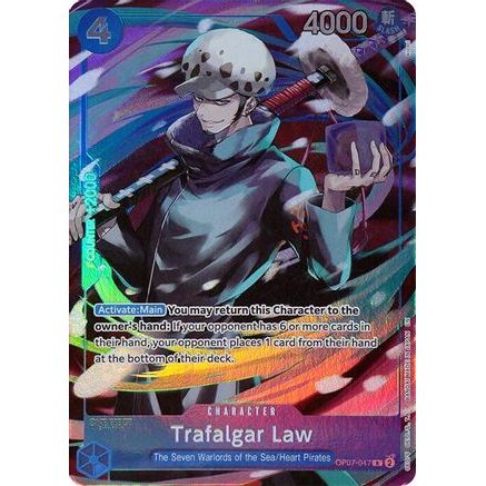 Trafalgar Law (Seven Warlords of the Sea Binder Set) (OP07-047) - One Piece Promotion Cards Foil