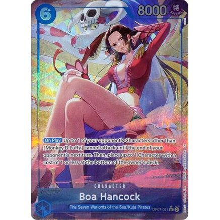Boa Hancock (Seven Warlords of the Sea Binder Set) (Alternate Art) (OP07-051) - One Piece Promotion Cards Foil