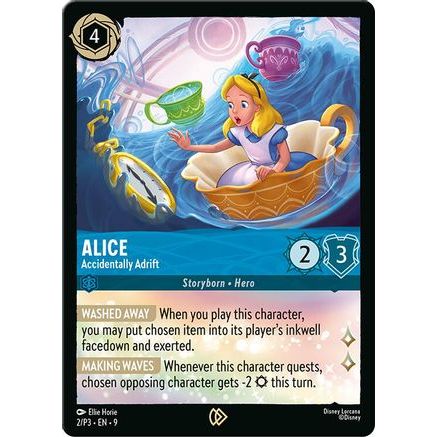 Alice - Accidentally Adrift (2/P3) - Disney Lorcana Promo Cards Cold Foil