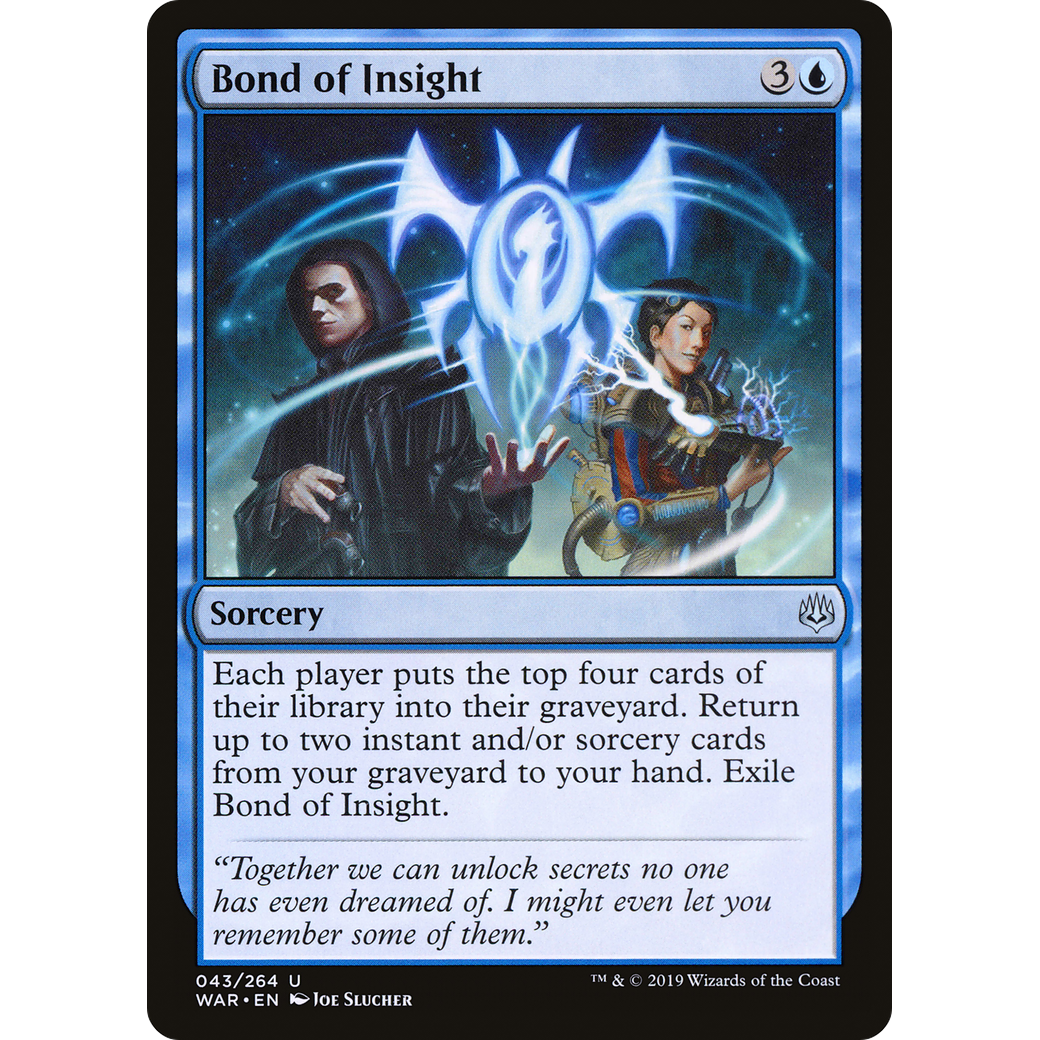 Bond of Insight (WAR-043) - War of the Spark Foil