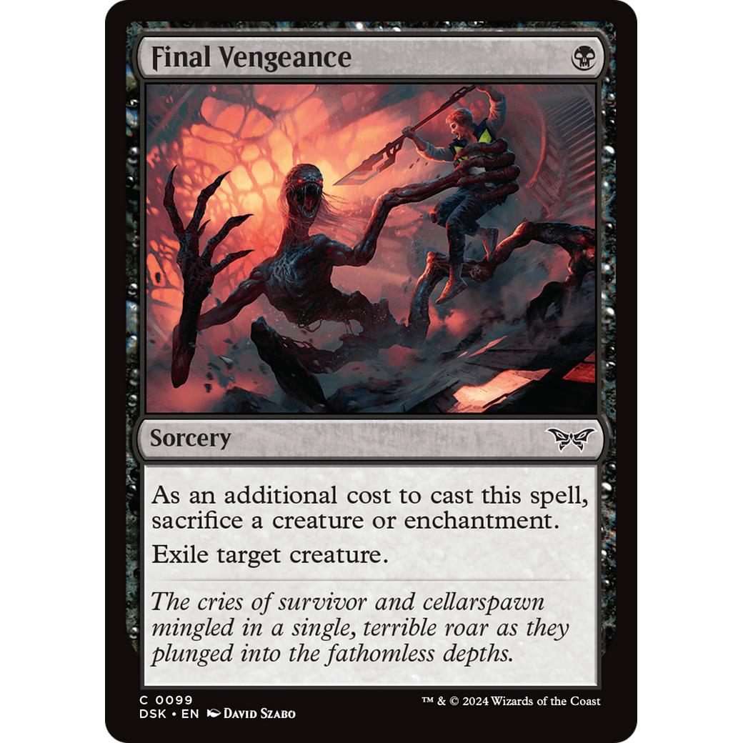Final Vengeance (DSK-099) - Duskmourn: House of Horror Foil