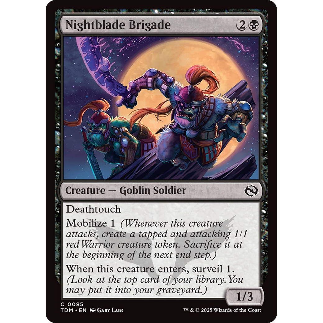 Nightblade Brigade (TDM-085) - Tarkir: Dragonstorm