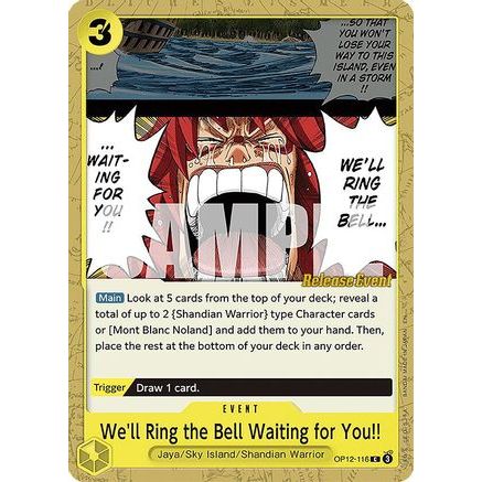 We'll Ring the Bell Waiting for You!! (OP12-116) - Legacy of the Master Release Event Cards