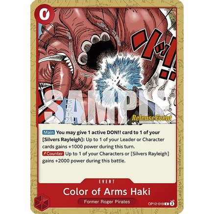 Color of Arms Haki (OP12-019) - Legacy of the Master Release Event Cards