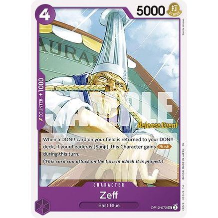 Zeff (OP12-072) - Legacy of the Master Release Event Cards